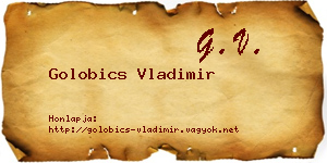 Golobics Vladimir névjegykártya